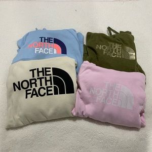 Lot of 4 North Face Sweatshirts